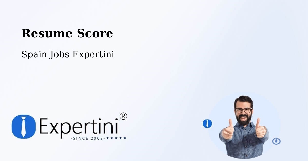 Resume Score & Job Description Match Tool – Real - Spain Jobs Expertini